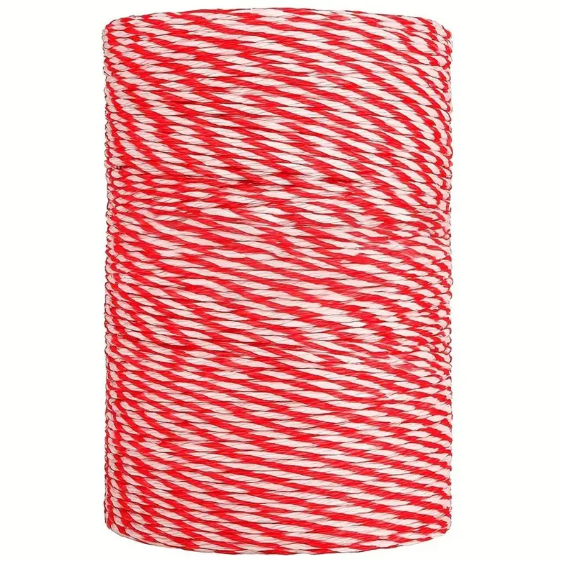 EYFL-Ultra Low Resistance 200Meter Roll Electric Fence Rope Polymer Wire With Steel Polymer Rope For Horse Animal Fence