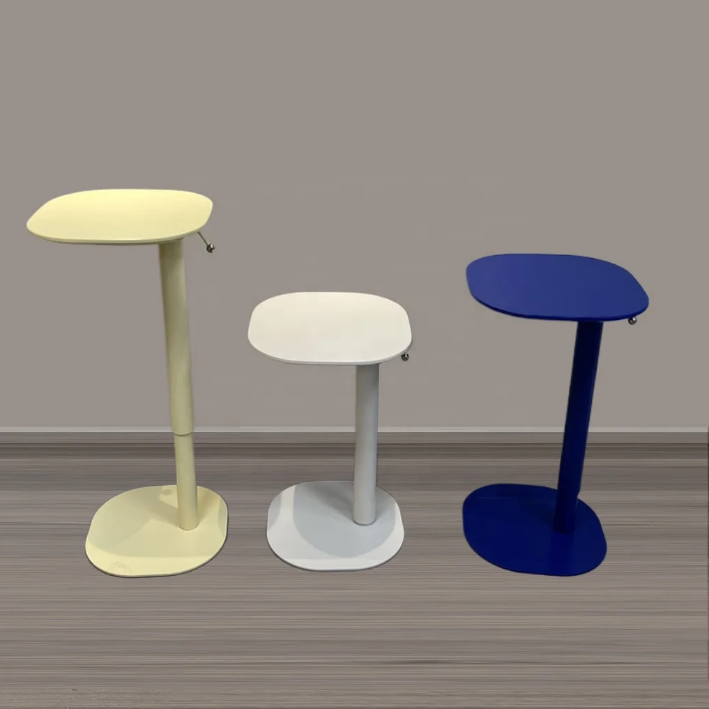 Modern Home Furniture Metal Mini Corner Coffee Side Table for Small Living Room for Sofa Tea Table Bedside Balcony Modern Size