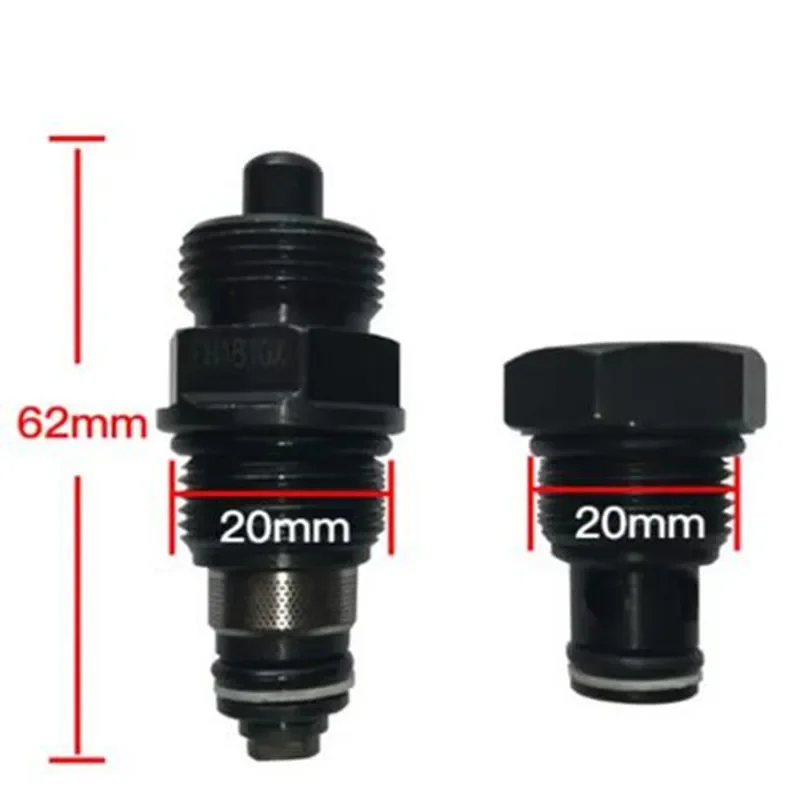 2PC/Set Lowering Valves 62mm 20mm Pressure Relief Valve For Auto Lift Car Hoist Machine Tool