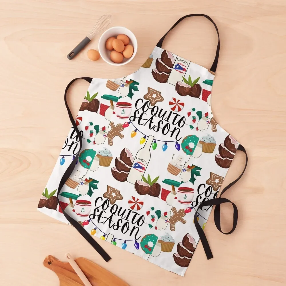 

Festive Coquito Season Apron Home and kitchen products Kitchen And Home Items Apron