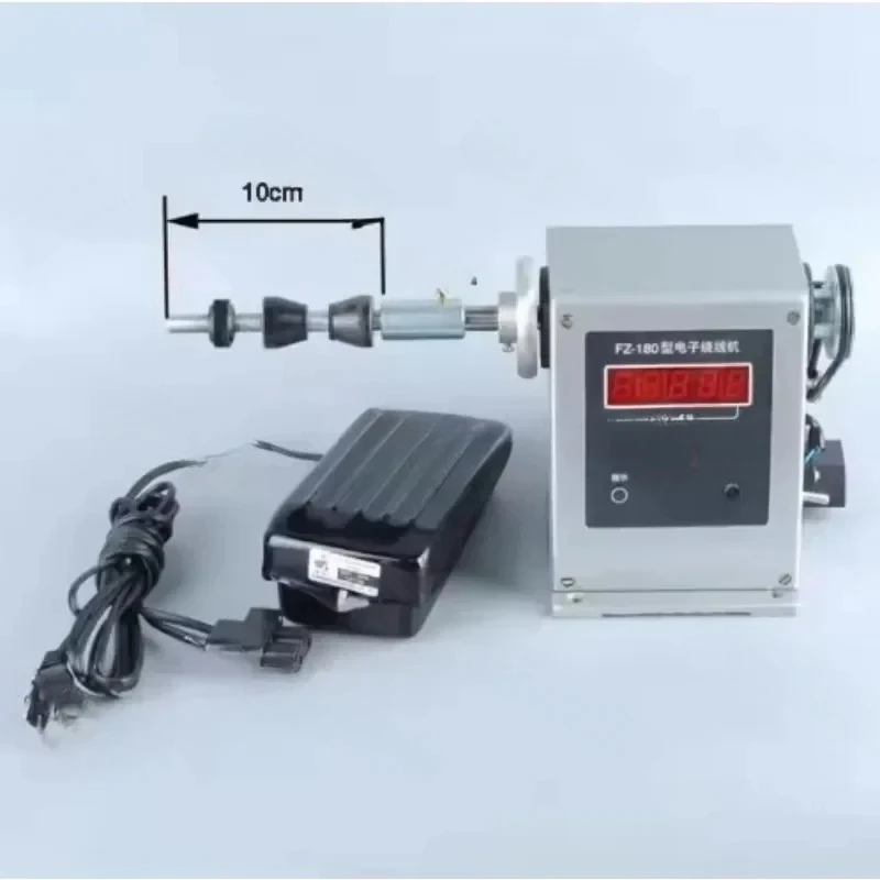 

Electric Counting Winding Machine Coil Winding Device Adjustable Semi-automatic Winding Tool 0-9999 Counting Range Wire Data