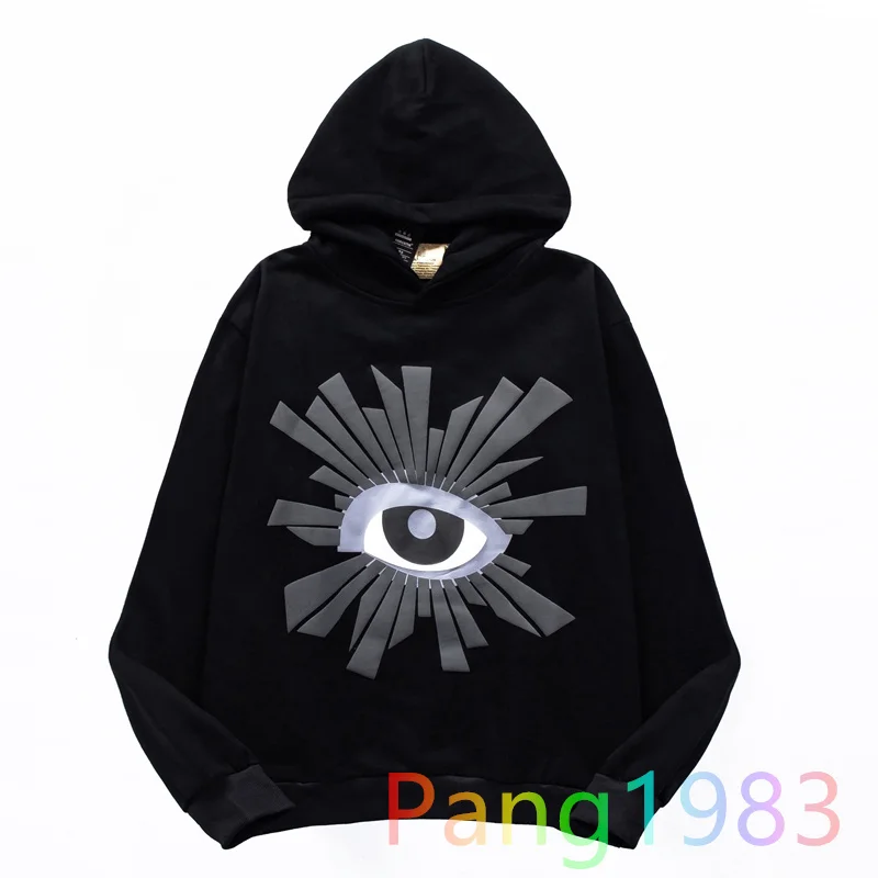 

2024fw House of Errors Eye of Truth Foam Printed Hoodie Men Women High Quality Couple Fashion Plush Pullovers Hooded