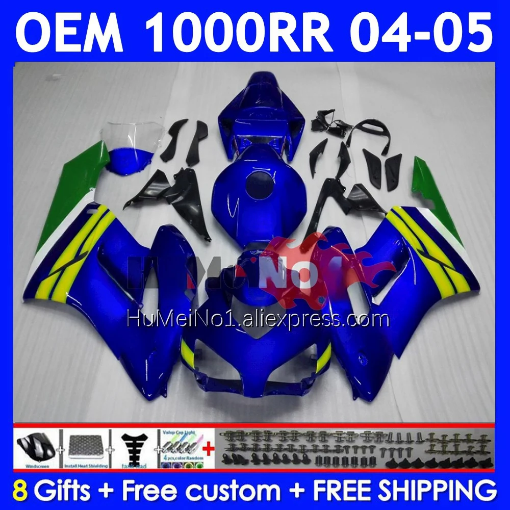 Green Blue OEM Injection For HONDA CBR 1000RR 1000CC CBR1000 RR 04-05 59No.16 CBR 1000 CC RR 2004 2005 CBR1000RR 04 05 Fairing