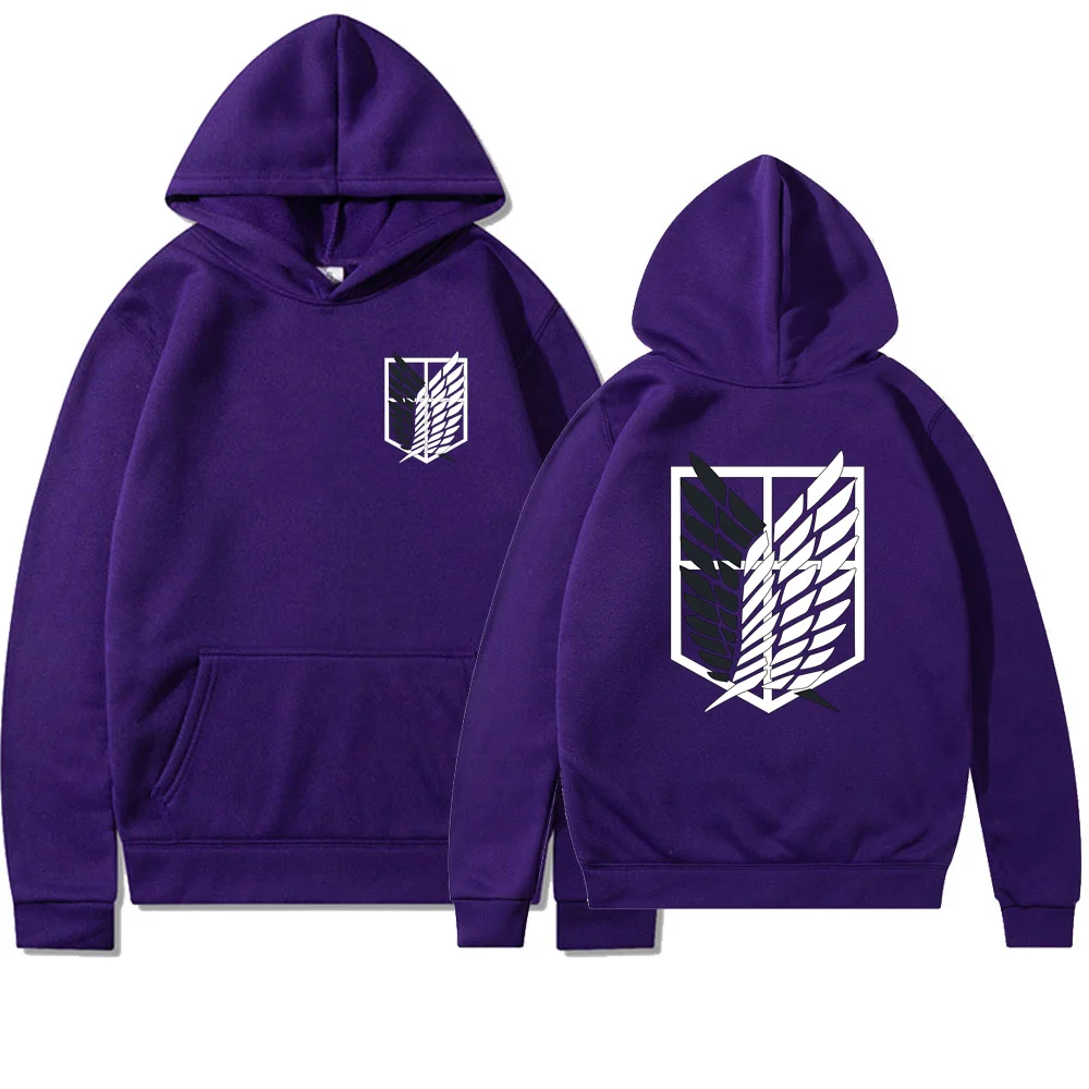 Anime Attack on Titan Womens Hoodie Hoodies Women Streetwear Pullover Harajuku Shingeki no Kyojin Hoody Sweatshirt Clothes image 6