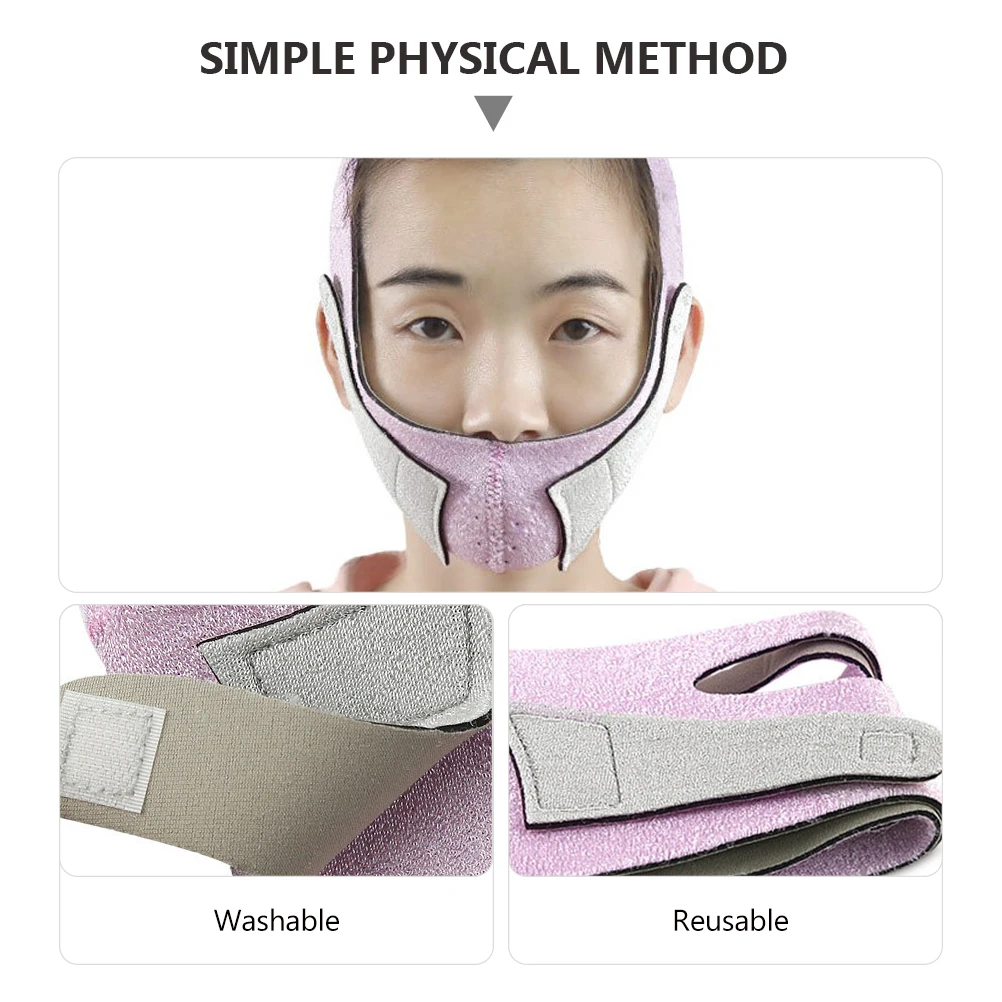 

1pc Slimming Shaper Lift Belt V Chin Strap Facial Firming Band Breathable Lifting Tool For Women Face Chin Tightening