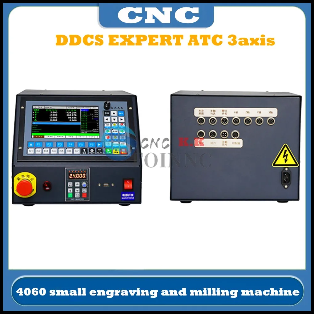 Newly CNC DDCS EXPERT M350 3axis 4060 small engraving and milling machine ATC precision engraving machining with knife library