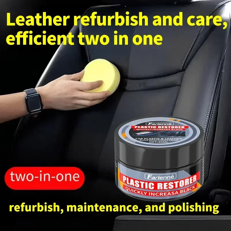 

Ultimate Tire & Wheel Shine Wax - Restores Faded Paint, Protects from Cracks, and Enhances Interior Finish for Cars, RVs,