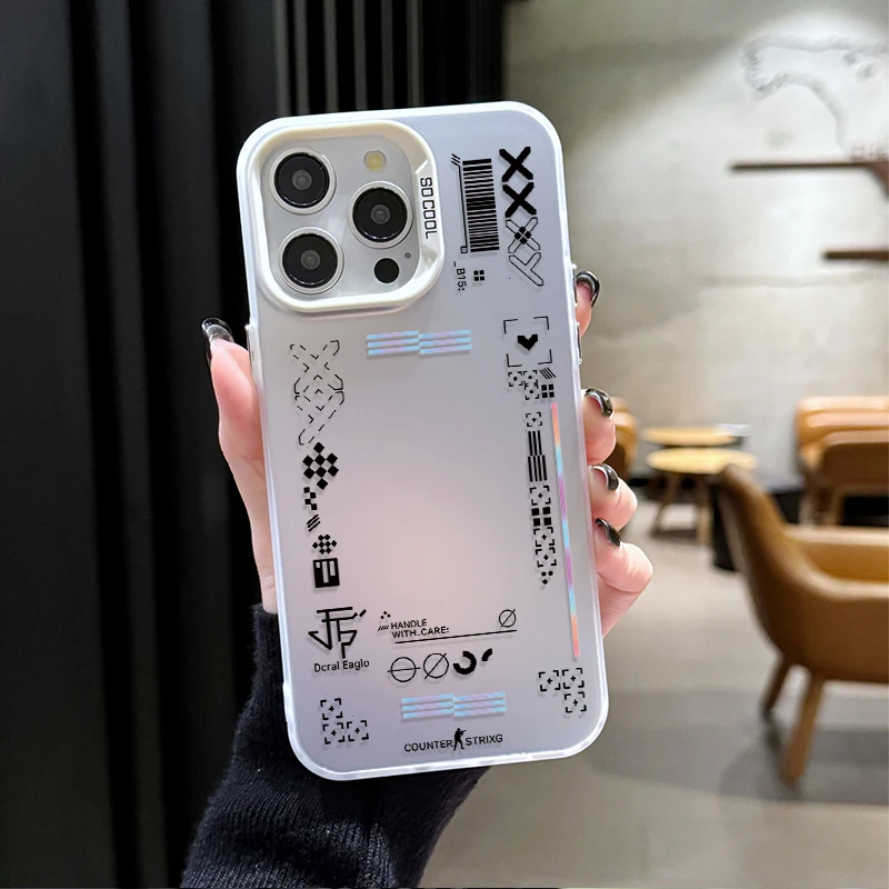 حار الأزياء لعبة CS الذهاب واضح جراب هاتف آيفون 17 16 15 14 13 12 11 برو ماكس زائد 17 الهواء 16E X XR XS ماكس للصدمات غطاء