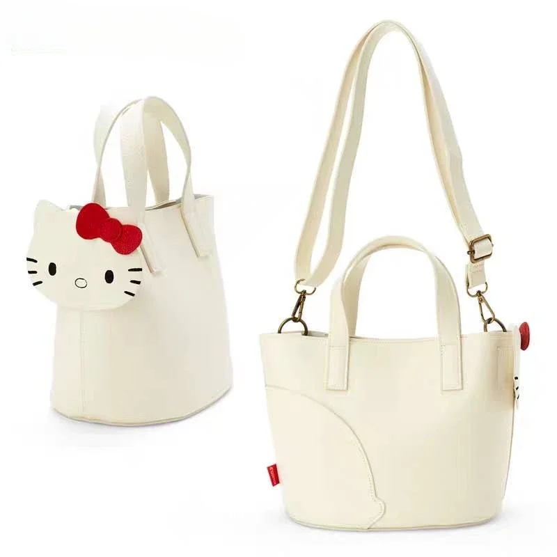 

Sanrio Hello Kitty Shoulder Bag PU Crossbody Bag Fashion Cartoon Satchel Simple Handbag Tote Birthday Gift Outdoor Pouch