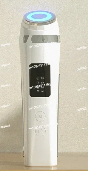 

Ultrasound Introducer Household Beauty Device for Lifting, Firming, and Cleaning The Face with Red and Blue Light