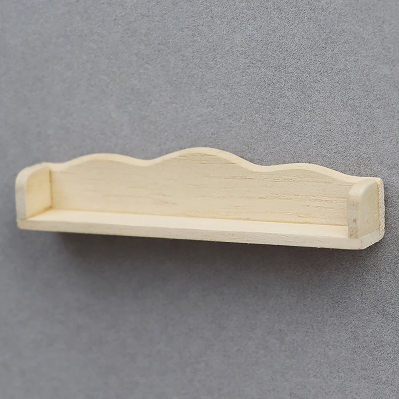 1:12 دمية مصغرة رف جدار تخزين الرف رف معلق نموذج الأثاث ديكور المنزل لعبة إكسسوارات دمي #1