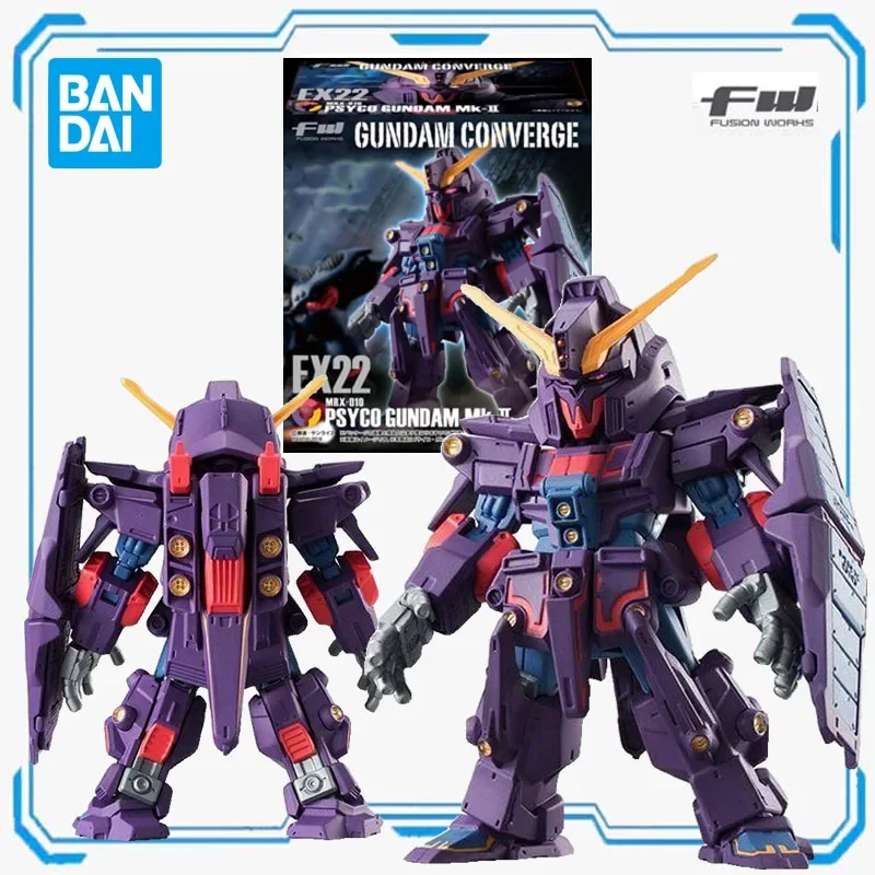 HOT BANDAI Original Model Kit GUNDAM CONVERGE EX EX22 Anime Action Figure Assembly Toys Model for Boys Foam Box Protection