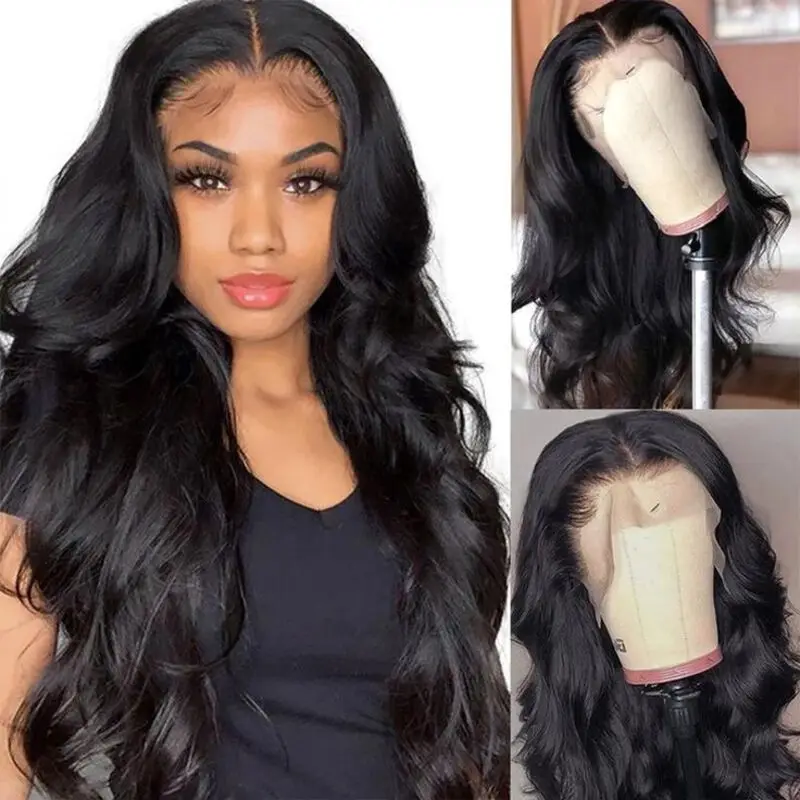 250 Density HD 13x6 Lace Front Human Hair Wigs 38 Inches Transparent Body Wave 5x5 Glueless Ready To Wear 13x4 Lace Frontal Wig