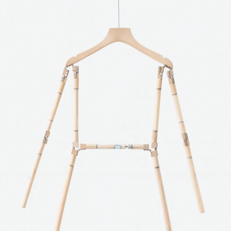 

Commercial Garment Shooting Hanger Live Stream Photography Dress Display Adjustable Clothing Rack Wardrobe Storage for Dresses