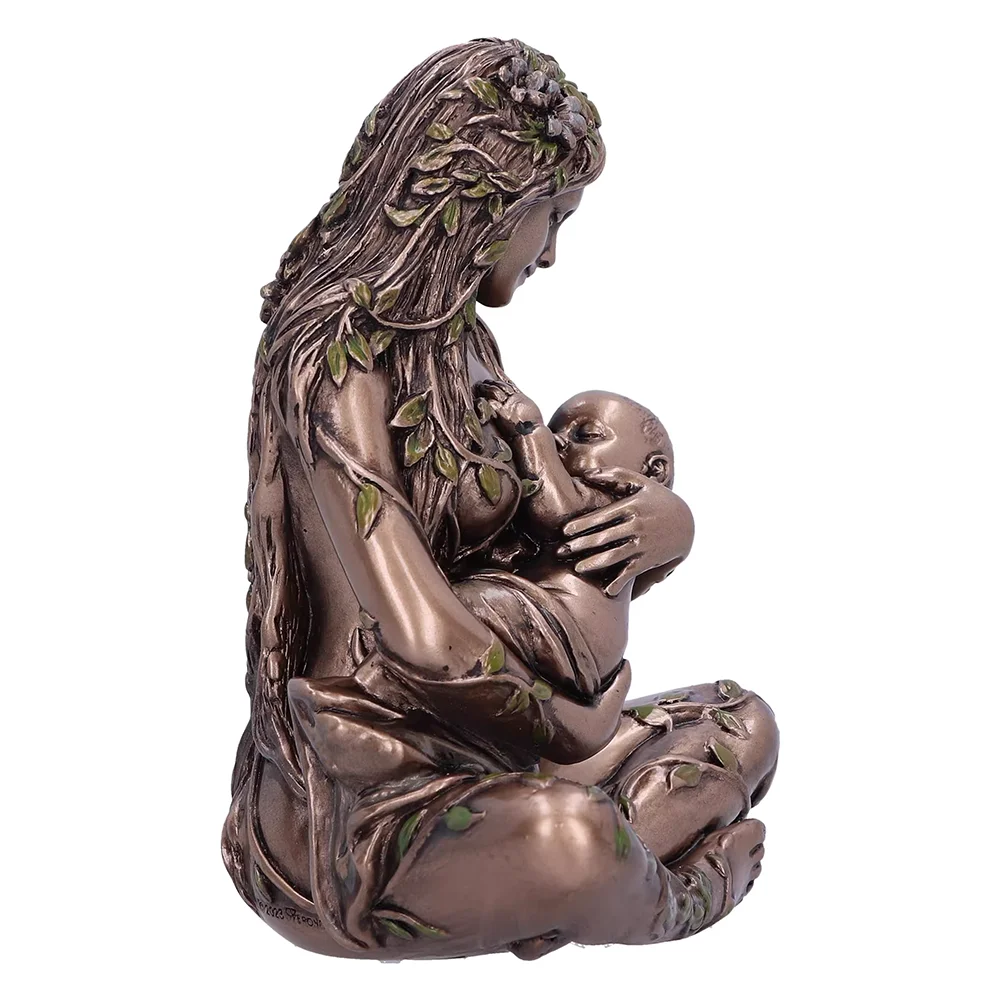 Newset-figuras decorativas de Gaia para niños, adornos de decoración de jardín, estatua de diosa, Madre Tierra, nutre a sus hijos