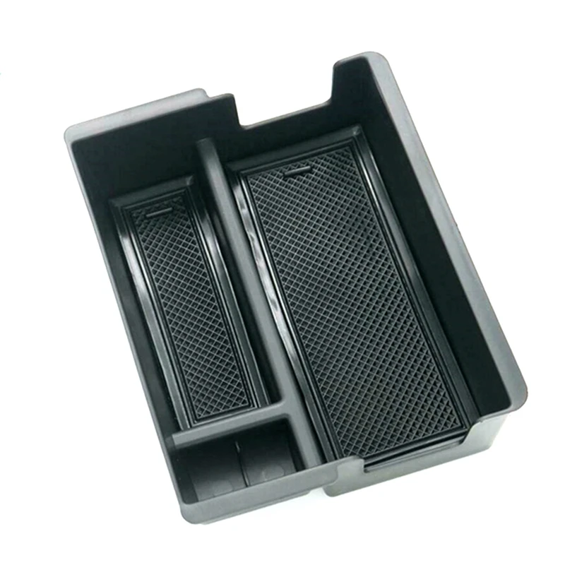 Central Armrest Storage Box Center Console Organizer Tray Phone Holder For Isuzu D-Max 2021 2022 Interior Accessories