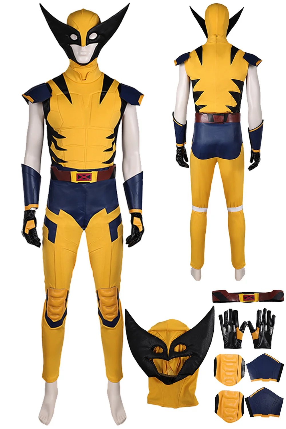 

Ваджрный волк, маска для косплея, головные уборы, перчатки, комплект, фэнтезийный костюм, суперзлодей, ролевая игра, мужские наряды, мужские костюмы для Хэллоуина