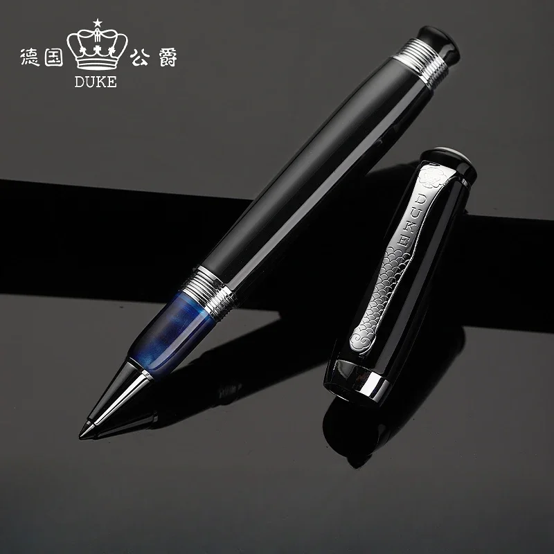 

DUKE 619 немецкая ручка для подписи Duke, мужская ручка с драгоценными камнями Hongdian Majohn, золотая деловая ручка для письма, роскошные шариковые ручки
