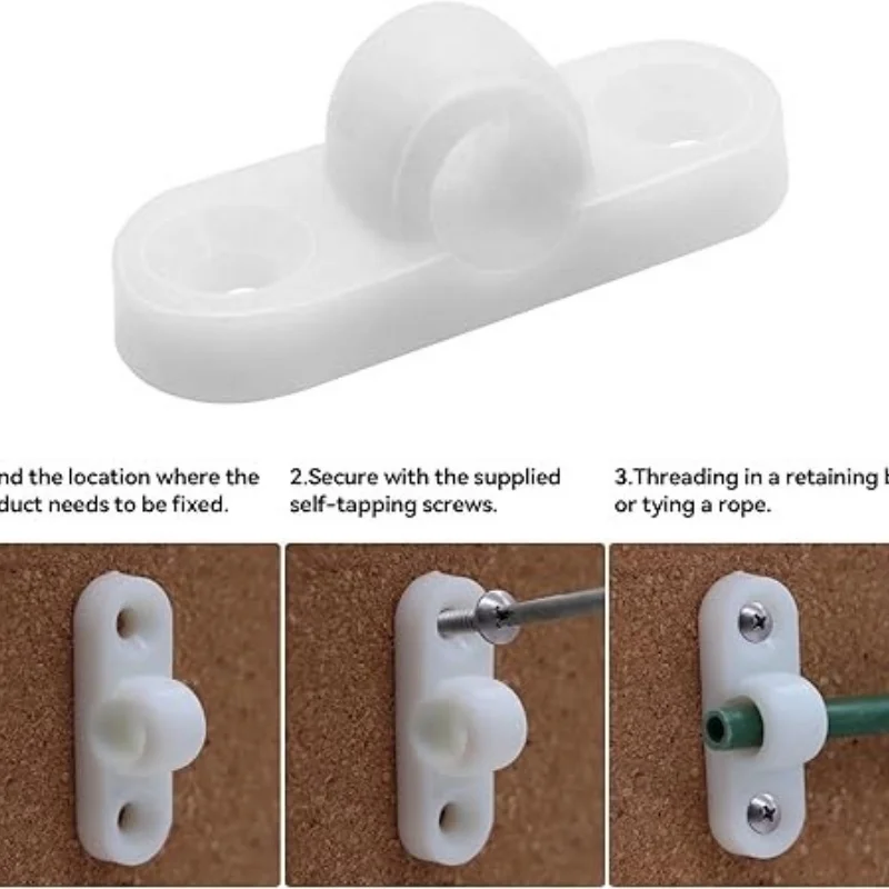 Soportes de poste de montaje para toldo Horizontal, ligeros y portátiles, accesorios de soporte para toldo RV, toldos para caravanas, 10 Uds.