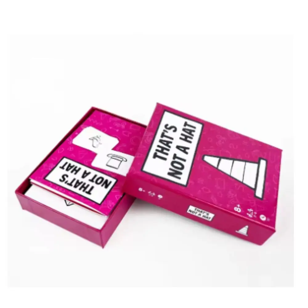 ชุดเกมปาร์ตี้สนุกๆ ที่ไม่ใช่หมวก เกมกระดานยอดนิยมพร้อมชุดไพ่พื้นฐานแบบขยาย