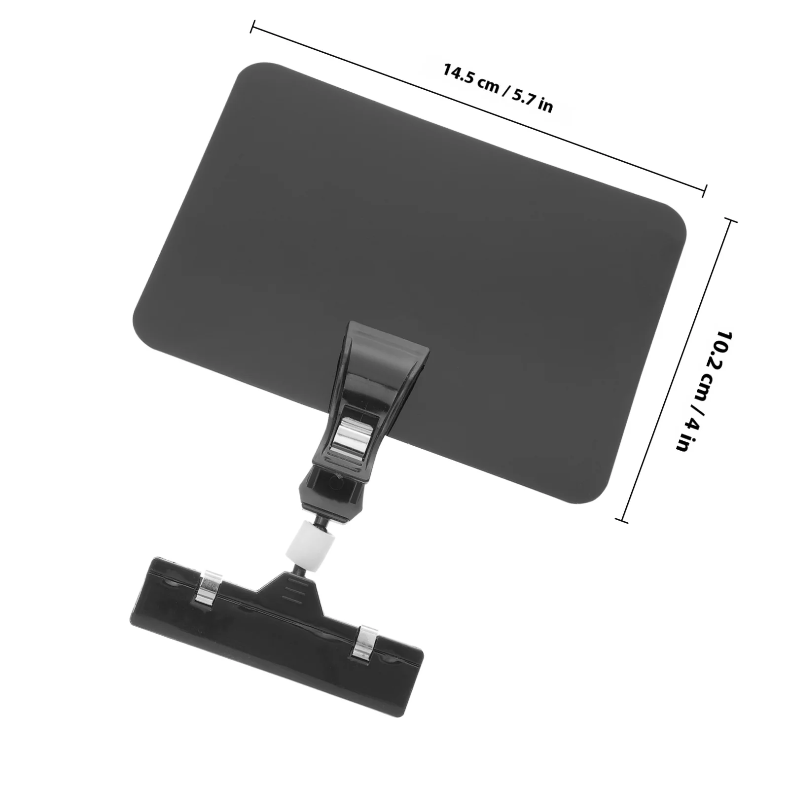 6Sets Clip on Waterproof Chalkboard Price Label Holders Plastic Reusable Signs for Supermarket Retail Store Food Labels