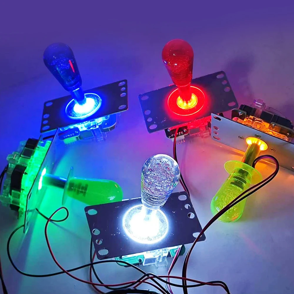 NEW Arcade LED Joystick 5V Illuminated Colorful LED Light Joystick for Arcade Machine, Claw Crane/Vending Machines view 4