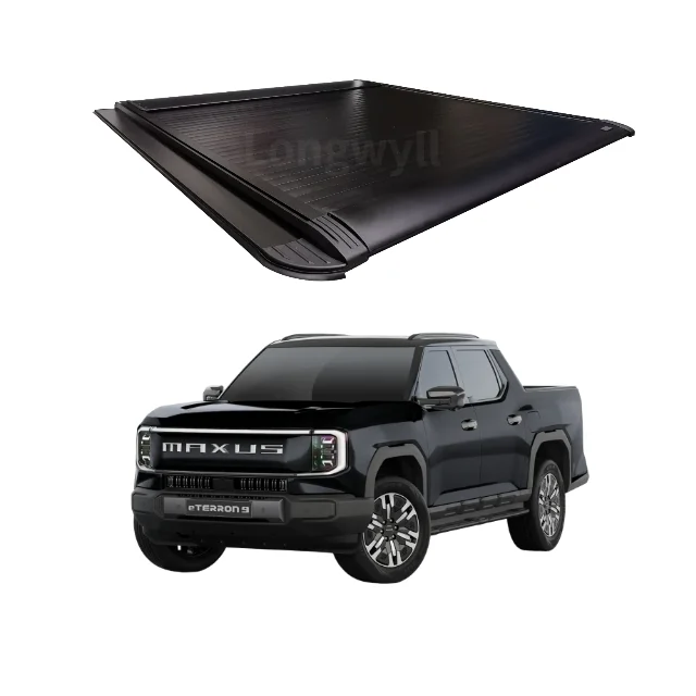 Aluminum Roll N Lock Retractable Lid for MG LDV Maxus ETerron 9 Roll-Up Tonneau Cover UTE Manual Electric