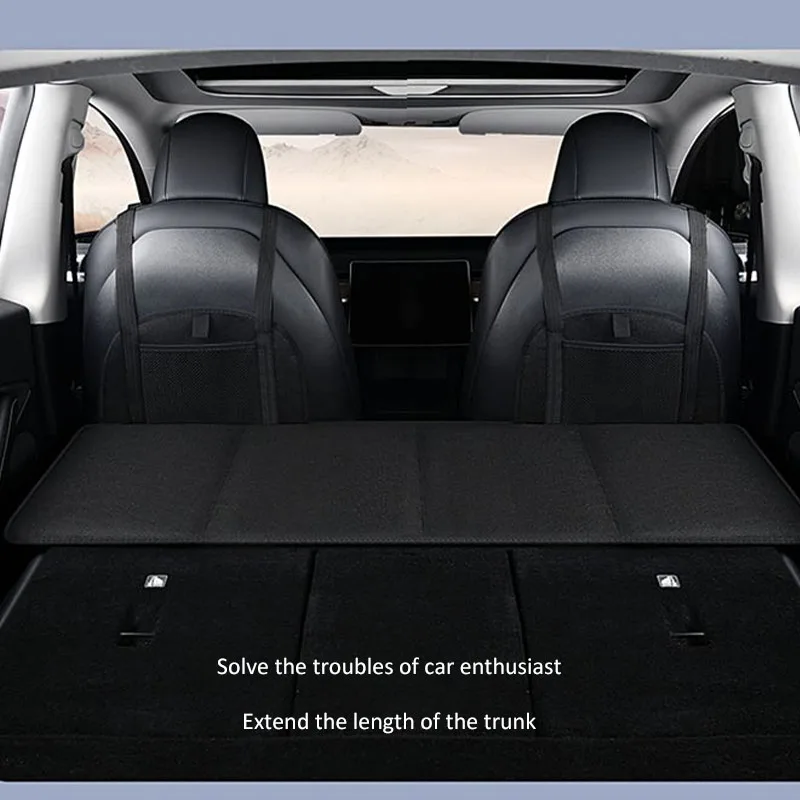 JHZ for Car Back Seat Extender Seat Cushion Travel Bed Camping Mattress Foldable Storage Storage Convenient Trunk Extension Plat