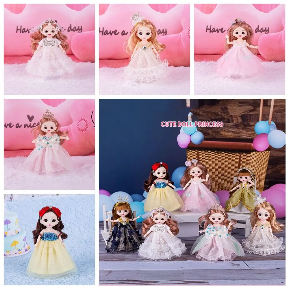 Spielzeugzubehör, 17 cm Puppenkleidungsset, Kristall, Schmetterlingsform, Prinzessin, Bjd, Puppenrock, KEINE Puppe, umwandelbare Kleidung