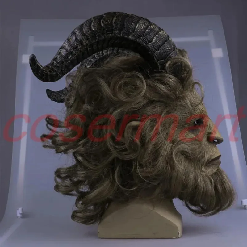 Cos Mask 2017 película caliente belleza la bestia Adam Prince máscara Cosplay máscara de terror casco de látex fiesta de Halloween