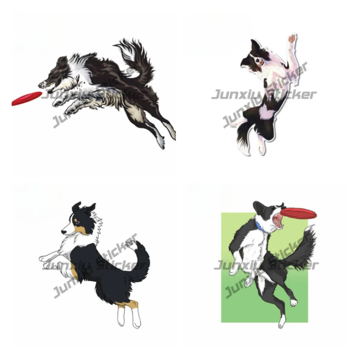 

For Border Collie Car Stickers Windshield Decal Waterproof Vinyl Material Personality for JDM SUV RV