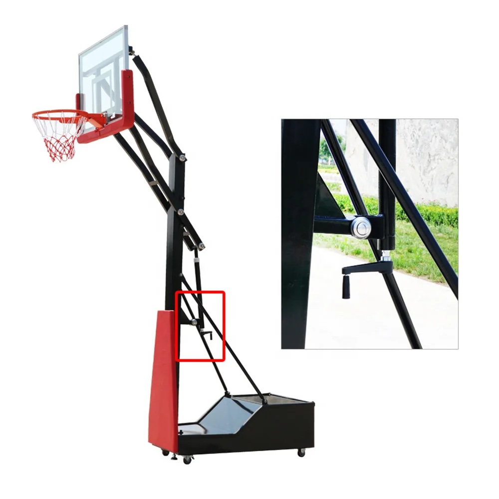 Papan Pantul Bola Basket Fiberglass dengan Ring