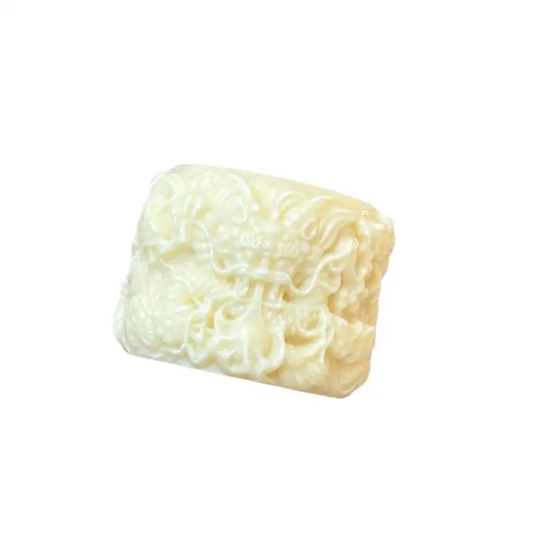 Dragon Thumb Ring Ivory Fruit Carved Dragon Pattern Fine Workmanship Unisex Jewelry for Daily Wear Collection