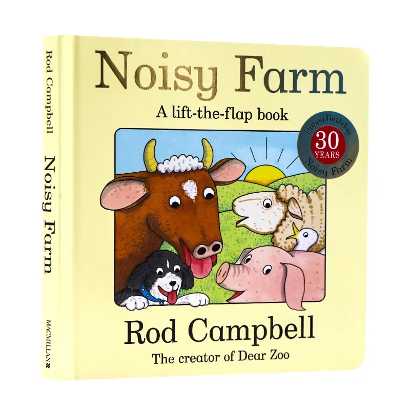 

Noisy Farm,Dear zoo Rod Campbell, Baby Children's books aged 1 2 3, English picture book, 9781509898381