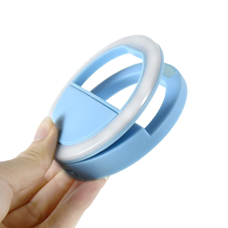 USB/Battery Powered Led Selfie Ring Light for Mobile Phone 8 cm Mobile Phone Fill light Ring Mobile Live Accessories