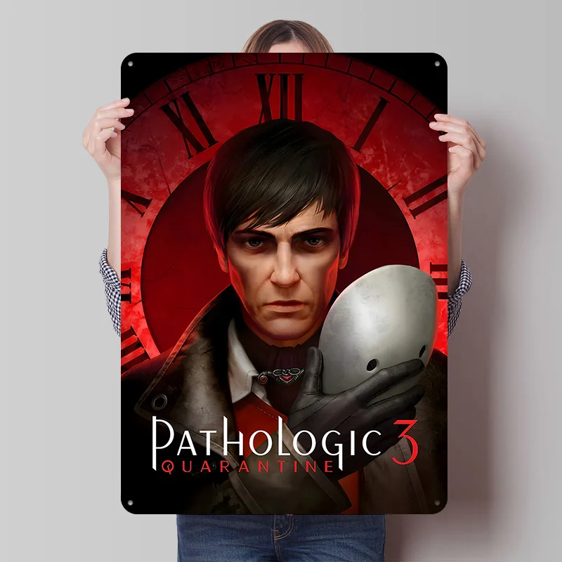 Pathologic 3: Quarantine Game Art Gedrucktes Poster, individuelle Wandkunst, Retro-Vintage-Metallblechschilder für Gamer, individuelles Schild für Zuhause