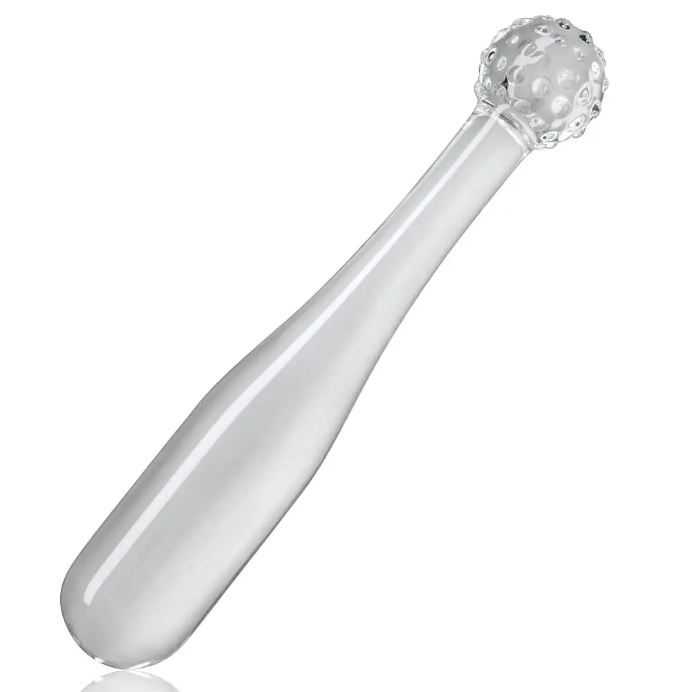 

Glass Dildo Pleasure Wand Transparent Double Ended Butt Plug Vaginal Anal Prostate Massager Masturbation Sex Toy for Men Women