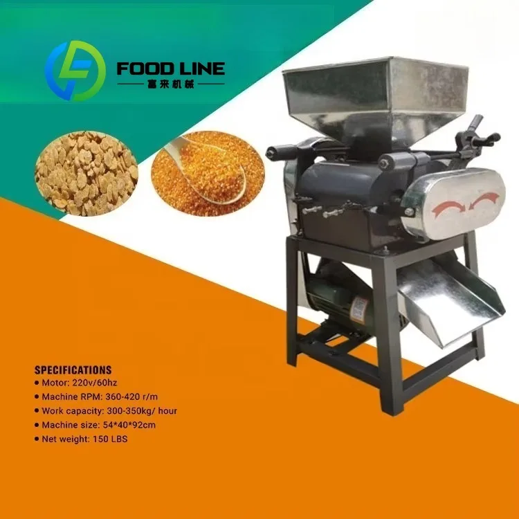 Wheat Corn Grains Flakes Making Machine Flattening Machine Barley Pressing Machine
