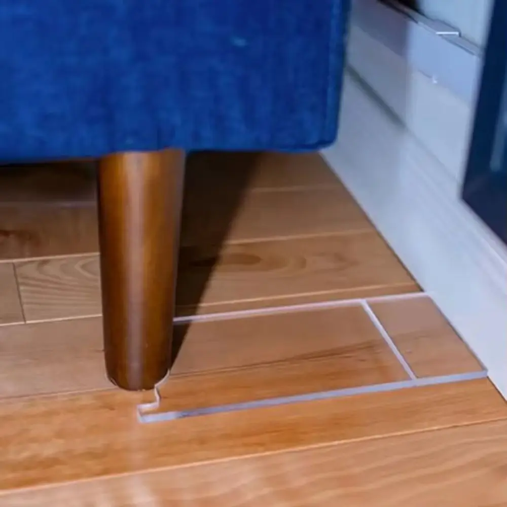 Fire Safe Transparent Couch Stopper Adjustable Universal Wall Spacer Acrylic Non-Slip Bed Stopper Home