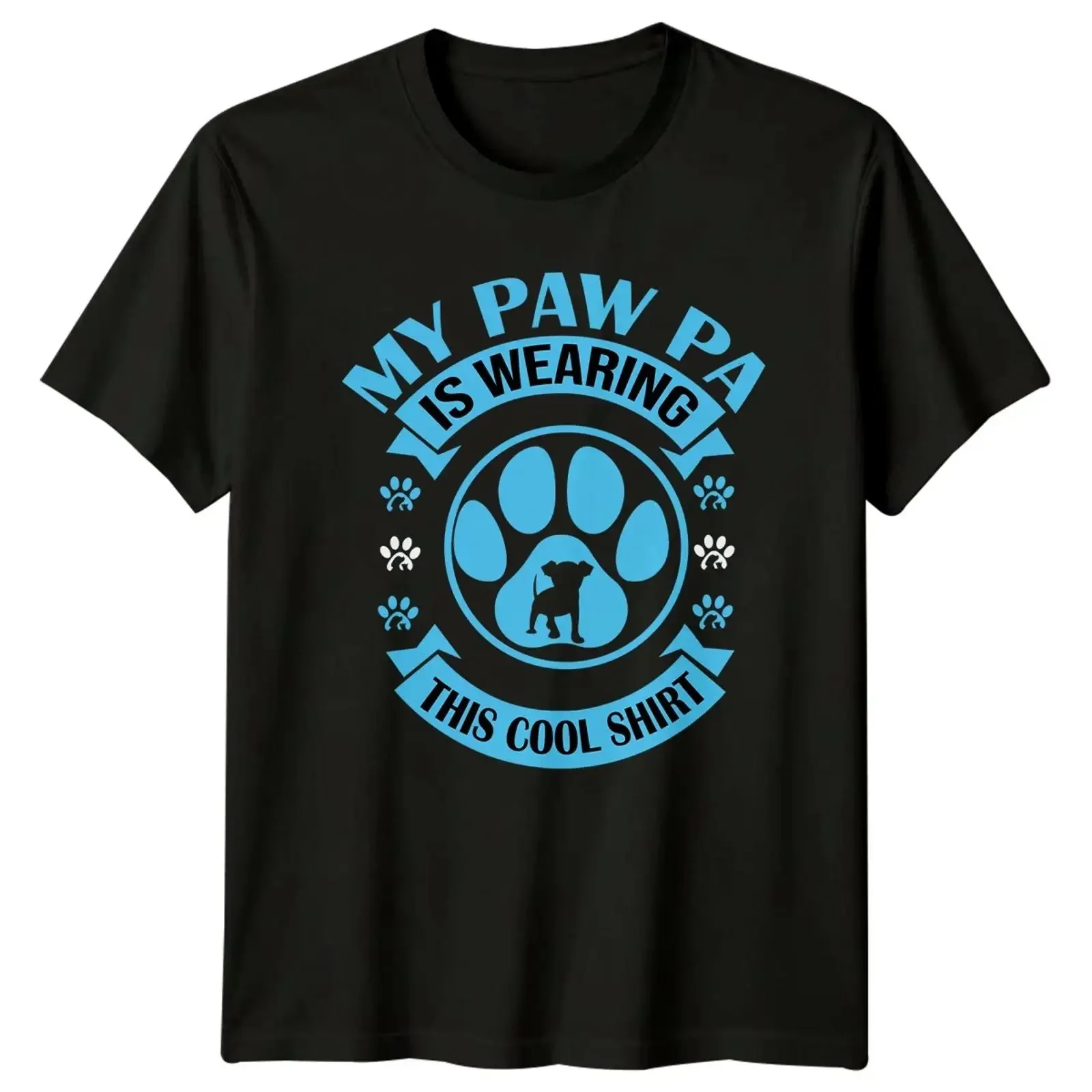 My Paw Pa Is Wearing Herren T Shirt Hund Opa Tierliebhaber Vatertag Geschenk für Ihn vintage Washed graphic homme Stylish