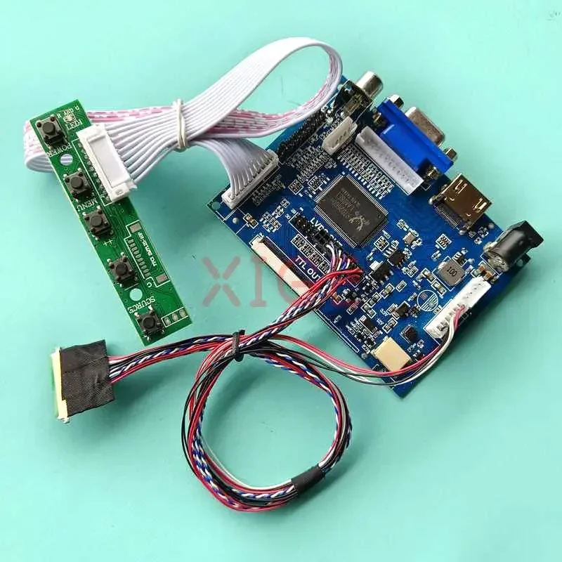 Controlador Driver Board para Laptop, Kit DIY, compatível com HDMI, LVDS, 40Pin, Matrix, 1920x1080, 2AV, VGA, 15.6 ", LP156WF2-TLA1, LP156WFC-TLB1