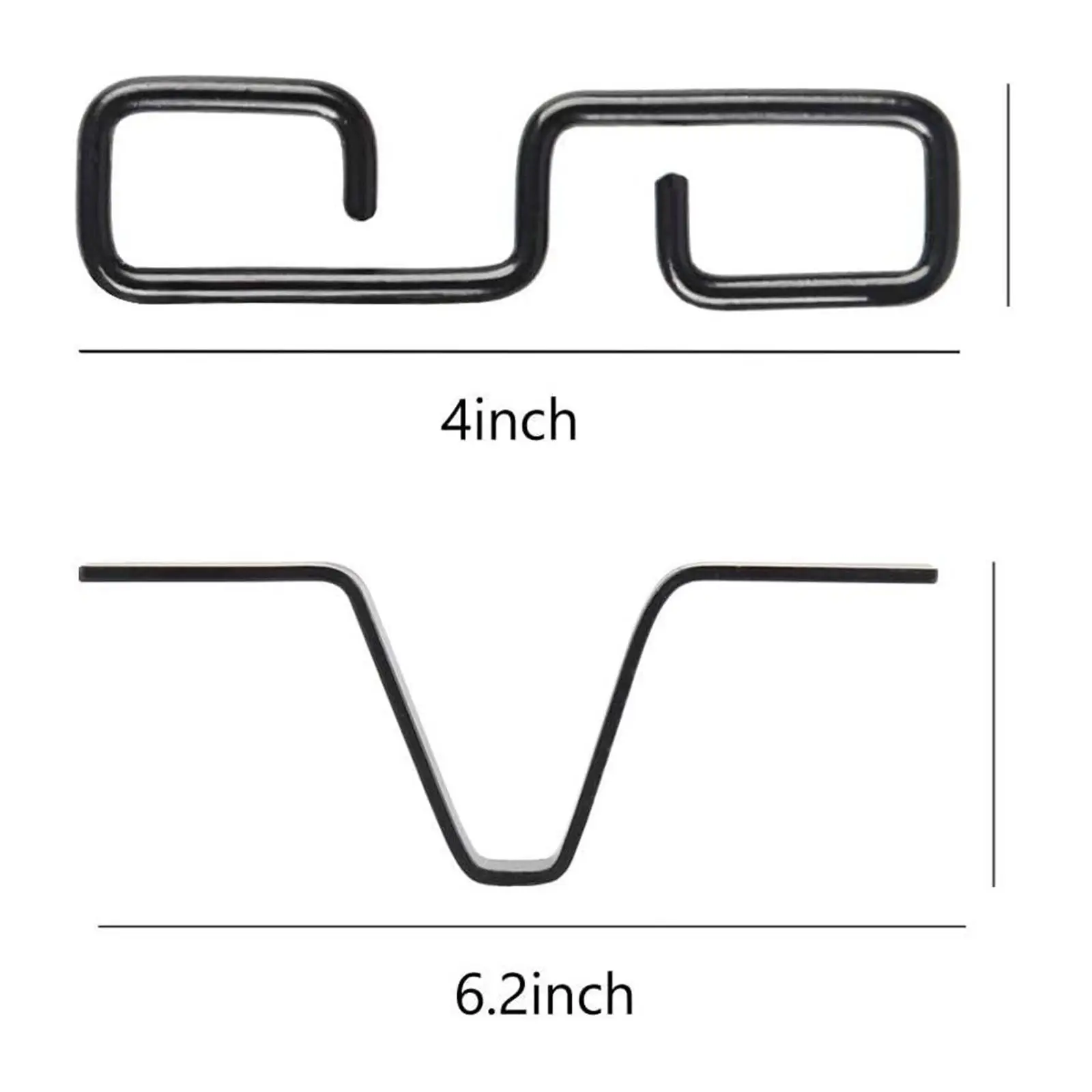 Rain Chain Hook Installation Electrogalvanized Iron V Shaped Gutter Adapter for Outside Water Drainage