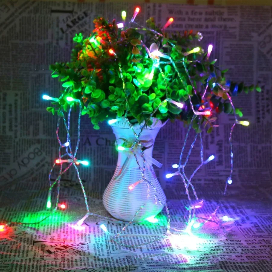 LED Christmas String Light 20M 200 Led RGB Changing Fairy Light Garland With Remote For Xmas Tree Wedding Party Holiday Decor
