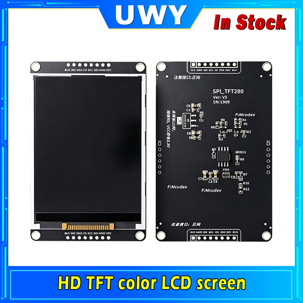SPI TFT Color LCD Screen Module ST7735 Driver 1.44/1.8/2.4/2.8 Inch SPI Interface Display Module For Arduino ESP32 DIY Project