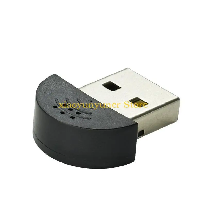 P9JB USB 2.0 Mini Microphone, Laptop/Desktop PC Plug and for Play for Videoconferencing, MSN, Voice Search and Playing Games