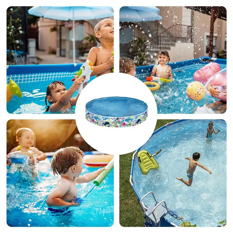 Kiddie Pool Instant Kids Swimming Pool Above Ground Swimming Play Pool Children\'s Hard Pool Indoor Outdoor Bathing Tub in Deep