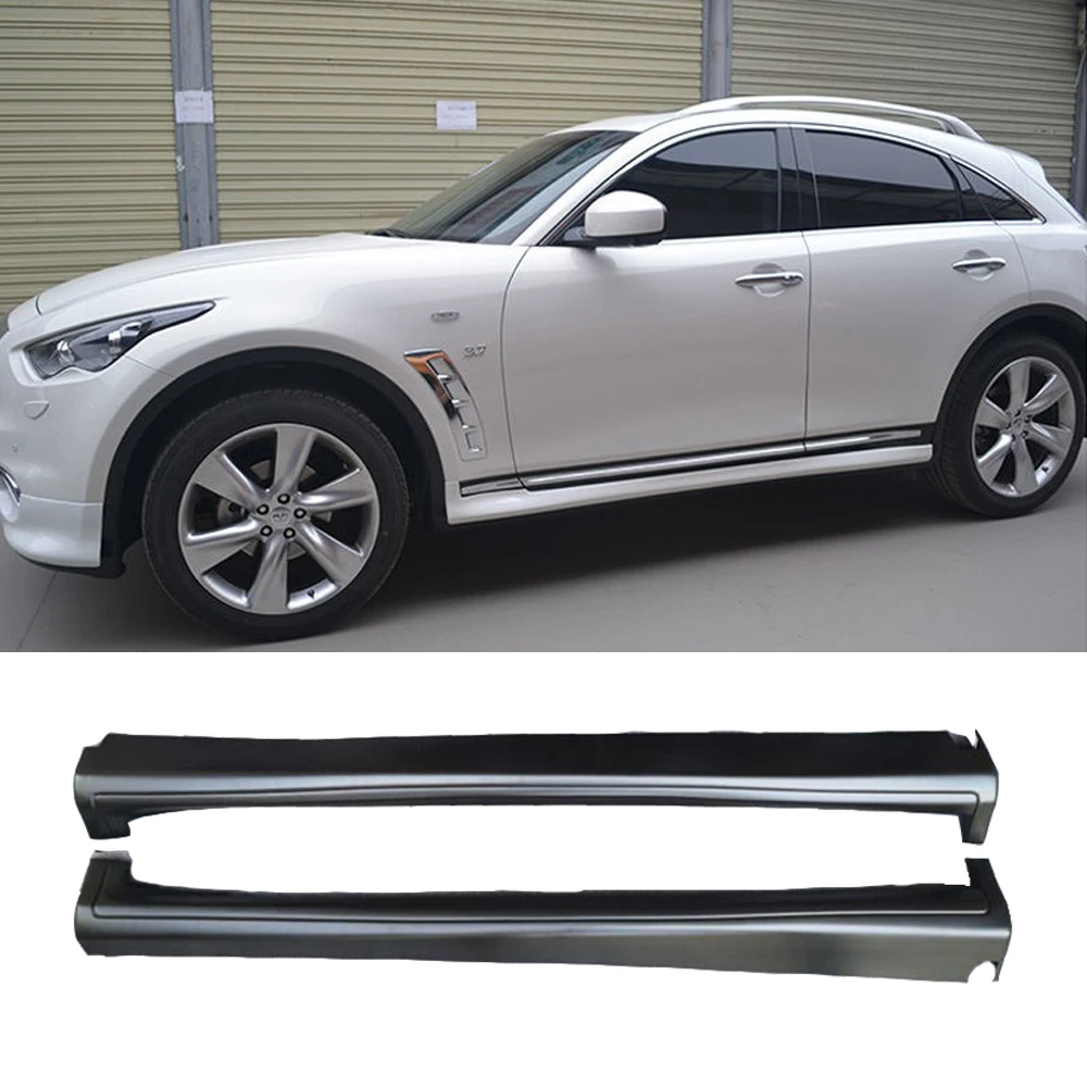 PP Black Primer Auto Car Full Bumper Body Kit for Infiniti FX35 2009 - 2014 Front Bumper Rear Bumper Side Skirts Spoiler