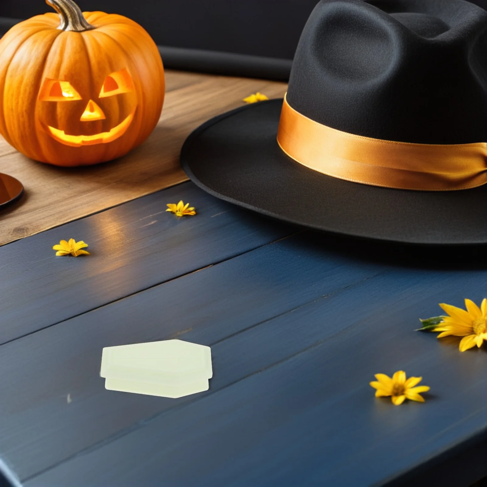 

20Pcs Coffin Decor Glow in The Dark Mini Coffin Boxes Prank Props Halloween Party Decoration Plastic Casket Treat Boxes