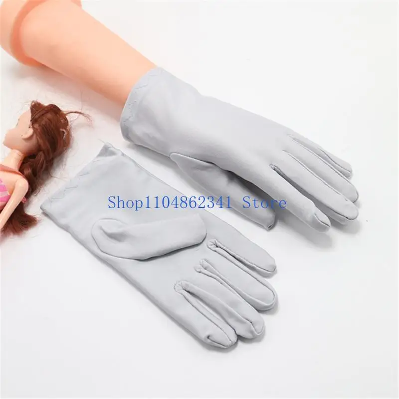 652F 2pcs Practical and Fashionable Spandex Gloves for Exercise and Domestic Duties