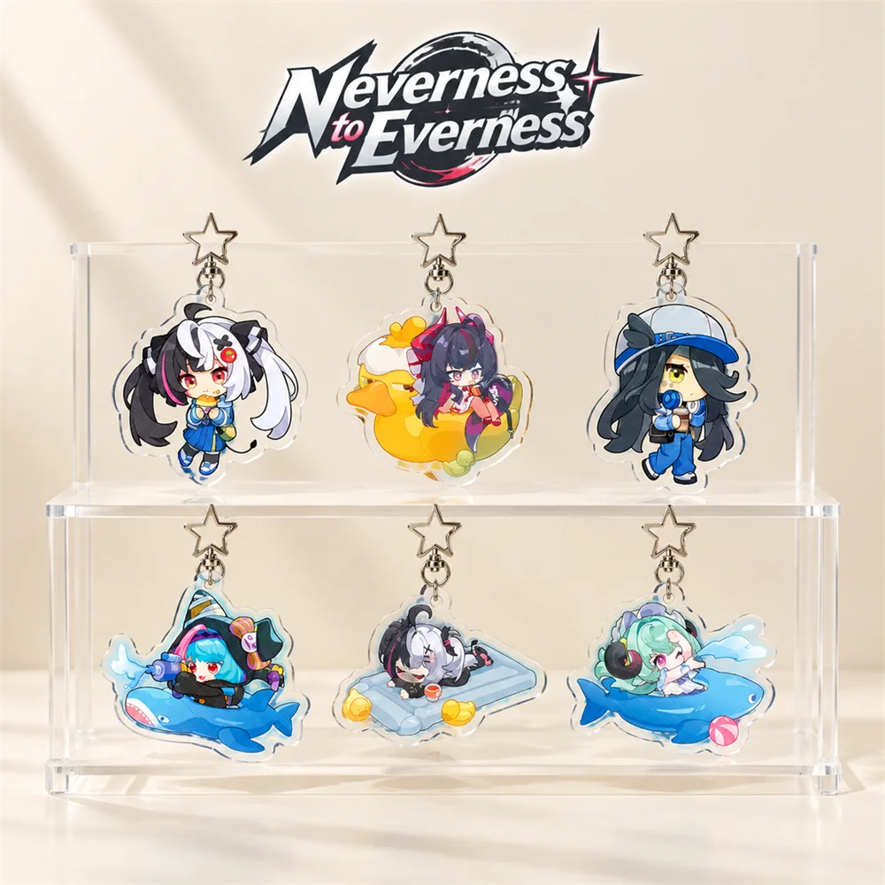 Neverness to Everness 6cm Keychain Desktop Tabletop Ornament Mobile Game Fans Collectible Gift
